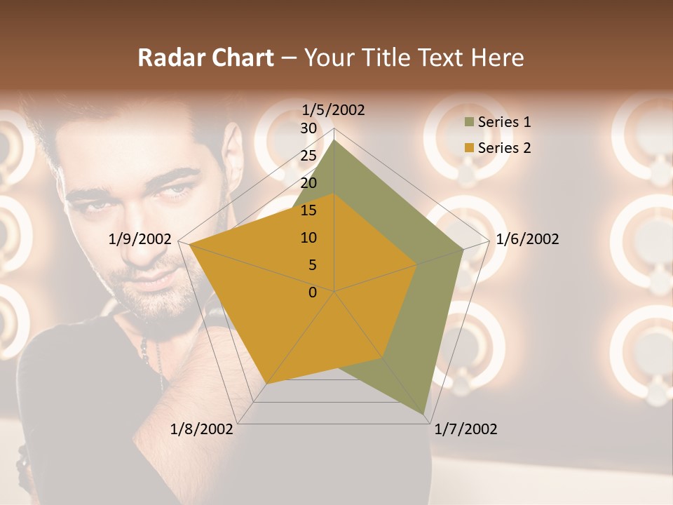 Beauty Pose Background PowerPoint Template