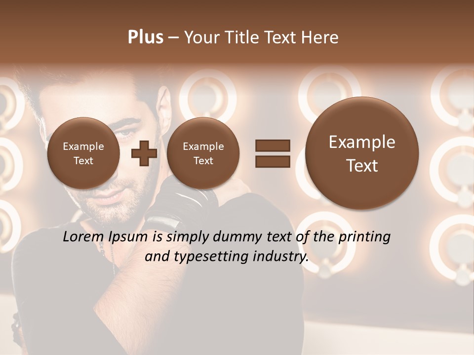 Beauty Pose Background PowerPoint Template