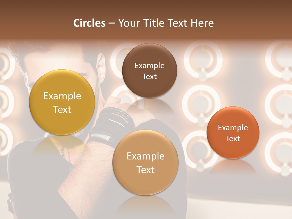 Beauty Pose Background PowerPoint Template