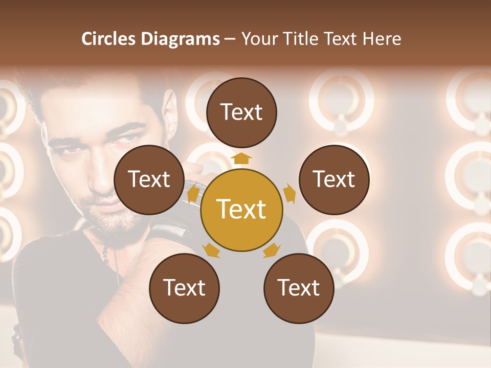 Beauty Pose Background PowerPoint Template