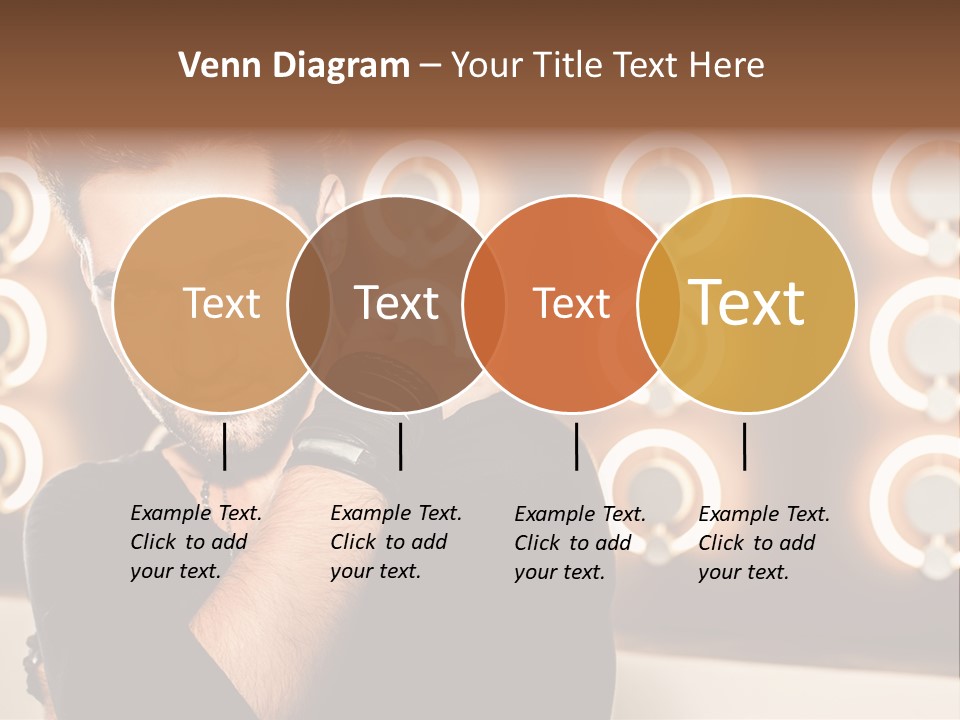 Beauty Pose Background PowerPoint Template