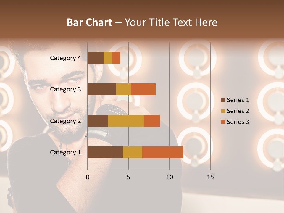 Beauty Pose Background PowerPoint Template