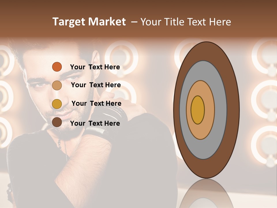 Beauty Pose Background PowerPoint Template