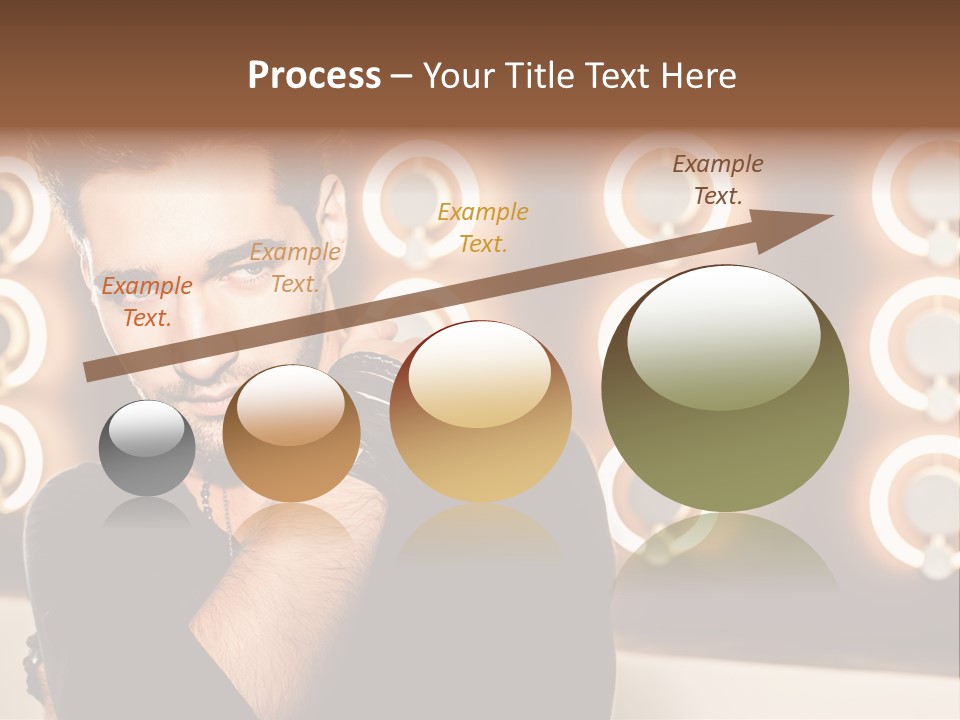 Beauty Pose Background PowerPoint Template