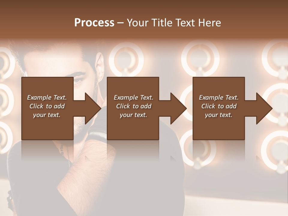 Beauty Pose Background PowerPoint Template