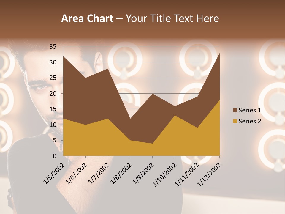 Beauty Pose Background PowerPoint Template