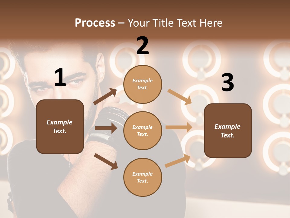 Beauty Pose Background PowerPoint Template