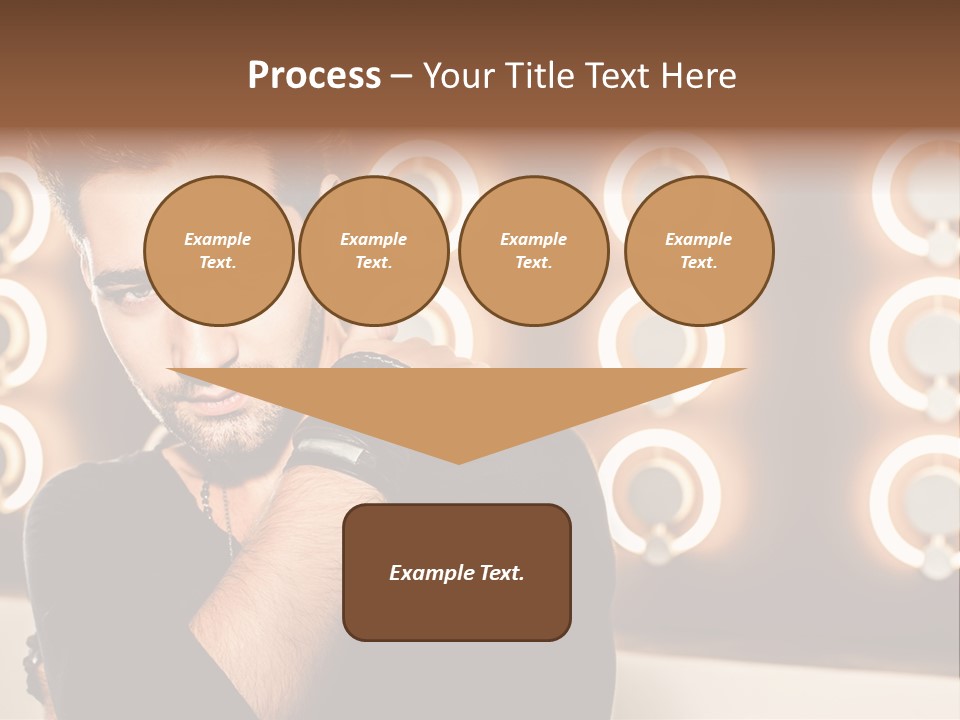 Beauty Pose Background PowerPoint Template