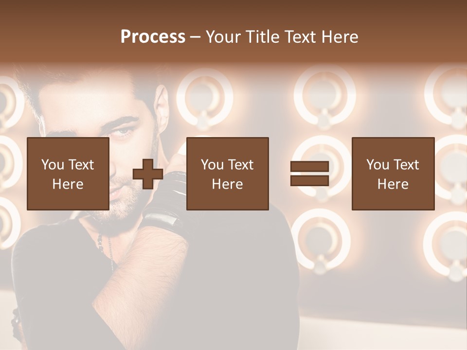 Beauty Pose Background PowerPoint Template