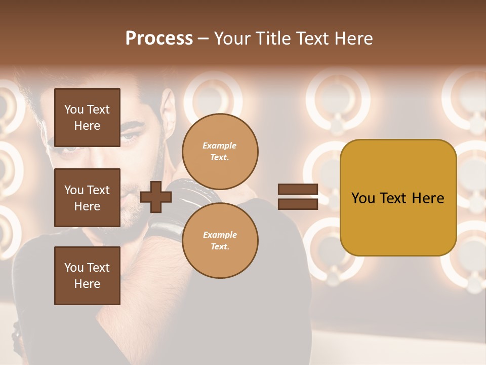 Beauty Pose Background PowerPoint Template