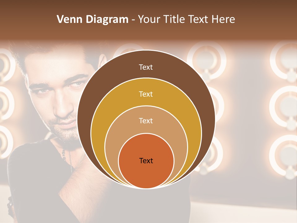 Beauty Pose Background PowerPoint Template