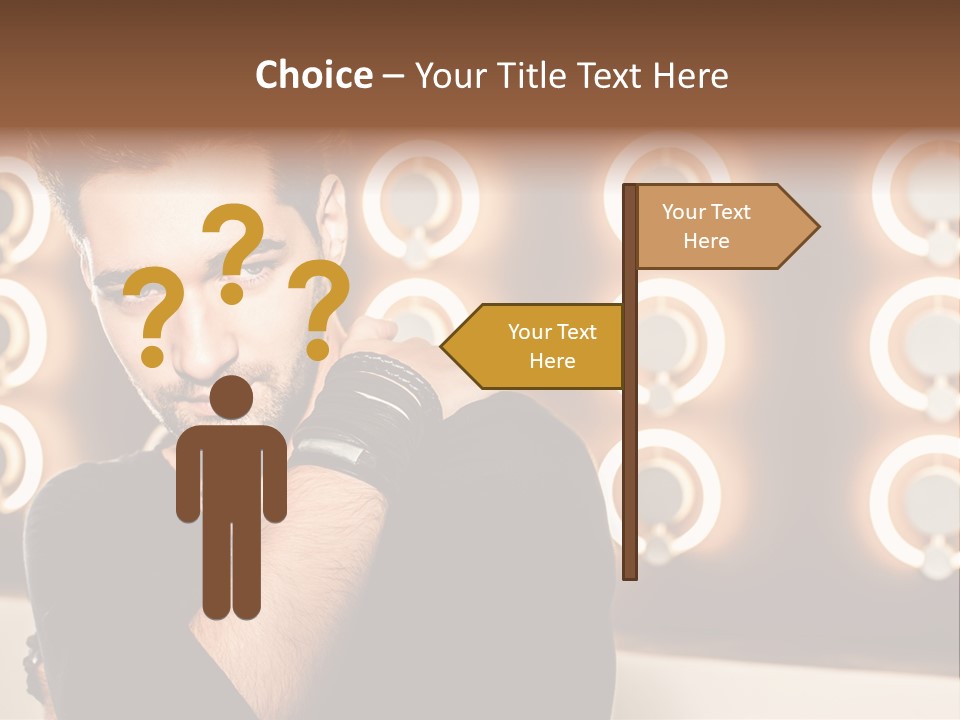 Beauty Pose Background PowerPoint Template