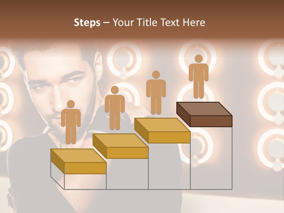 Beauty Pose Background PowerPoint Template