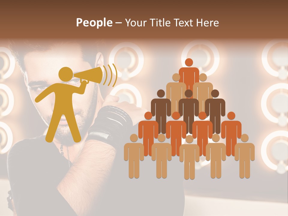 Beauty Pose Background PowerPoint Template