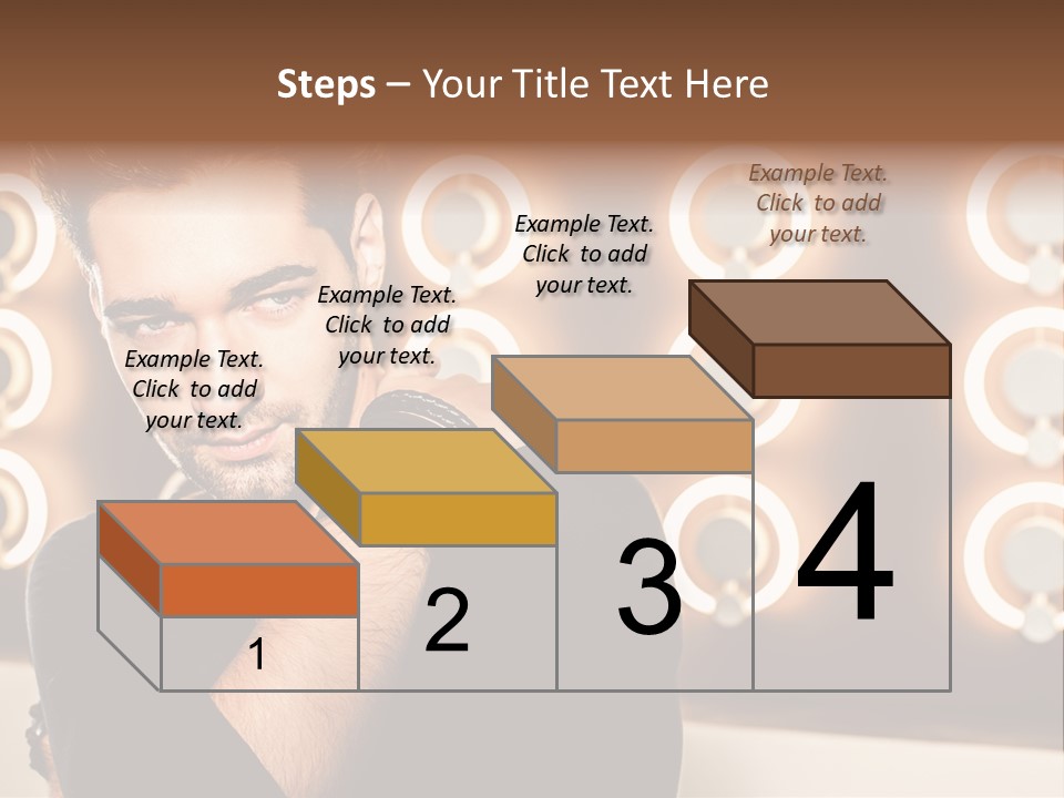 Beauty Pose Background PowerPoint Template