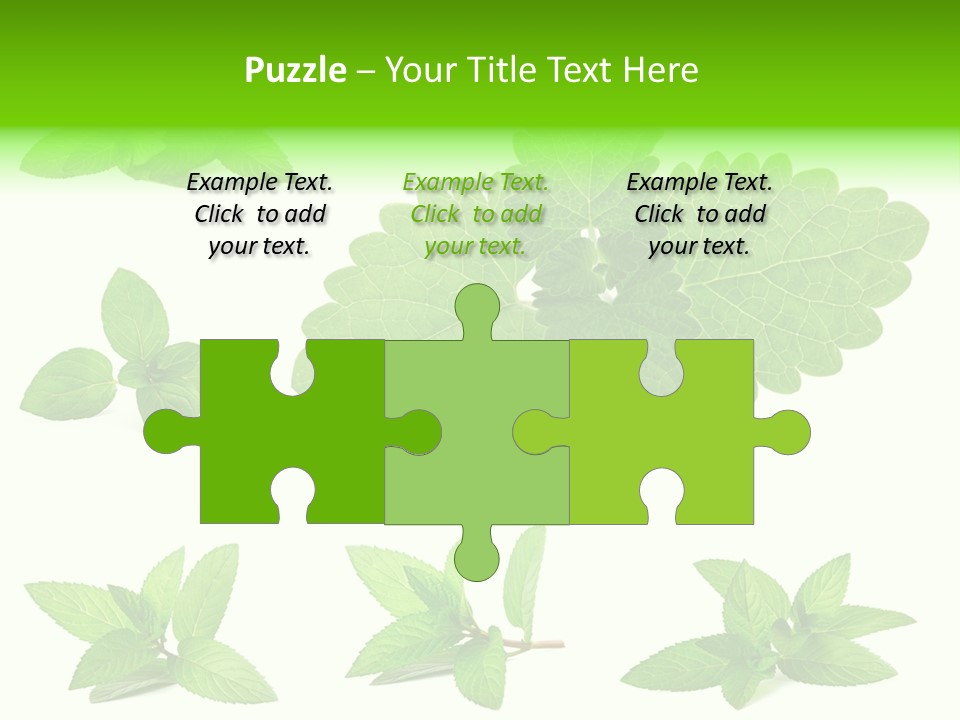 Cook Peppermint Lemon PowerPoint Template