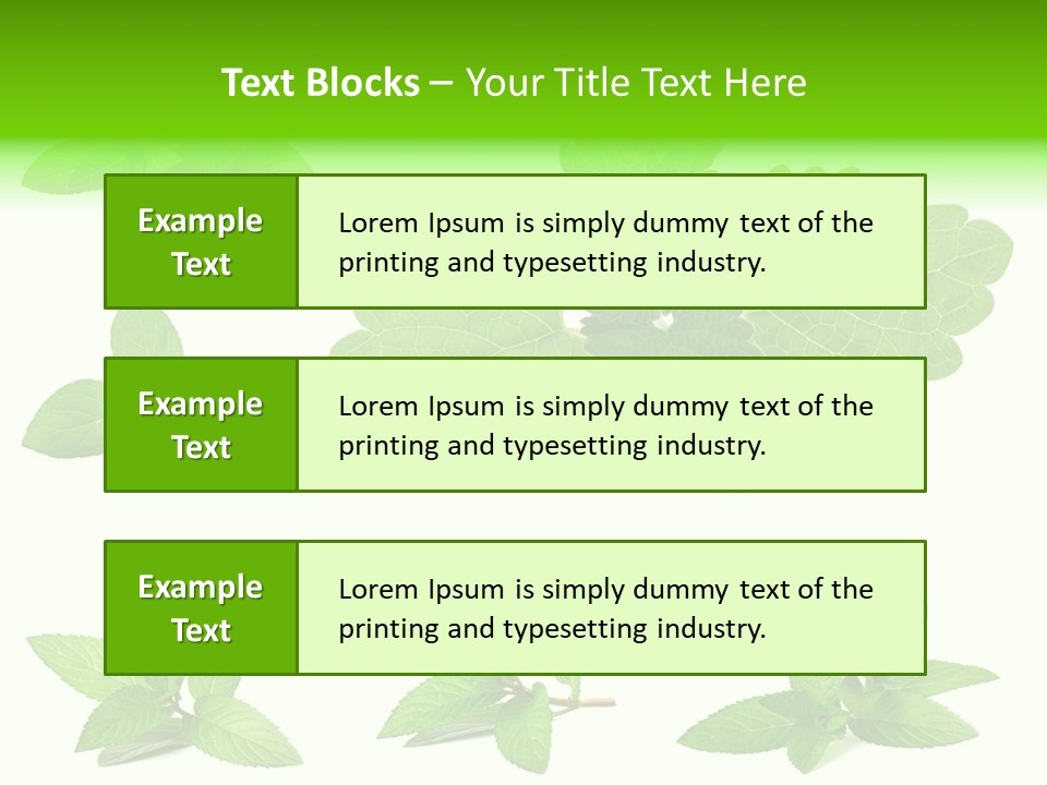 Cook Peppermint Lemon PowerPoint Template