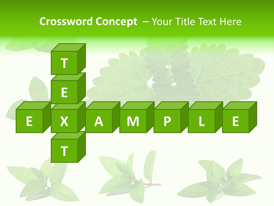 Cook Peppermint Lemon PowerPoint Template