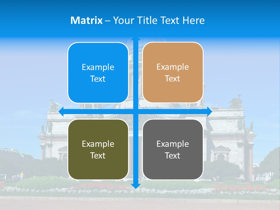 Destinations Christianity Petersburg PowerPoint Template