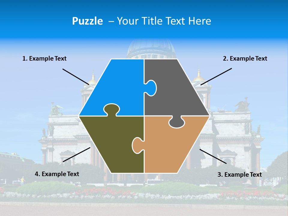 Destinations Christianity Petersburg PowerPoint Template