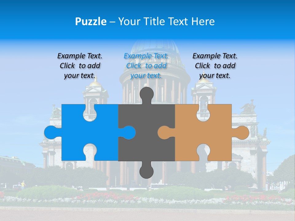 Destinations Christianity Petersburg PowerPoint Template