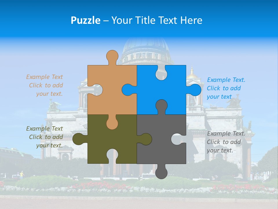 Destinations Christianity Petersburg PowerPoint Template