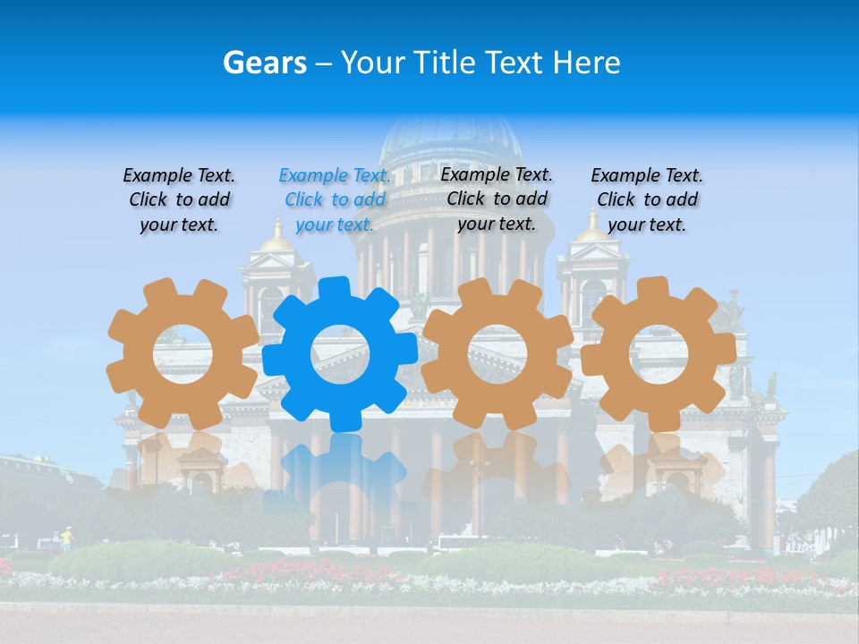 Destinations Christianity Petersburg PowerPoint Template