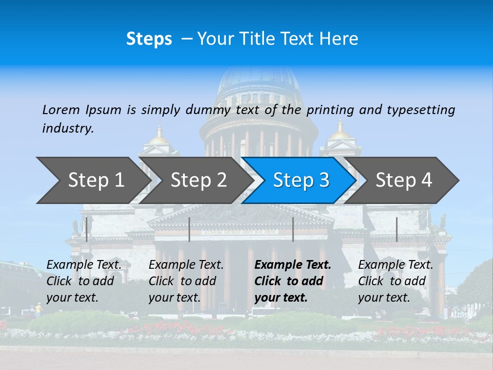 Destinations Christianity Petersburg PowerPoint Template