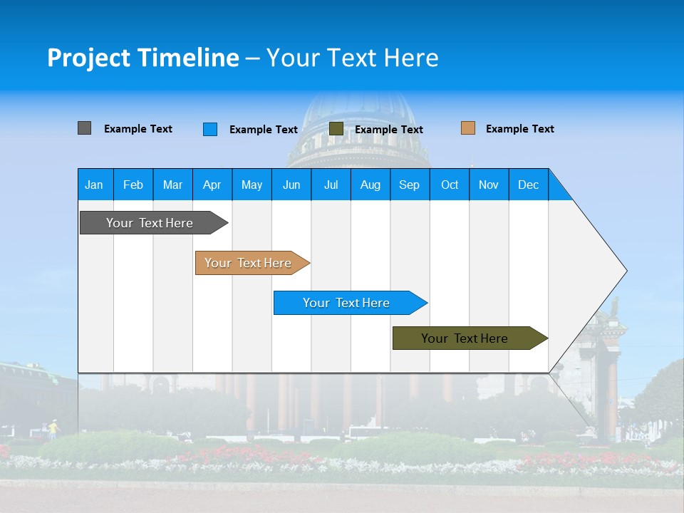 Destinations Christianity Petersburg PowerPoint Template