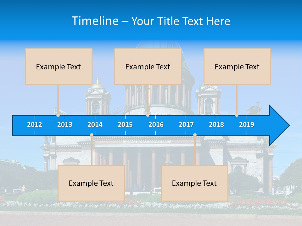 Destinations Christianity Petersburg PowerPoint Template