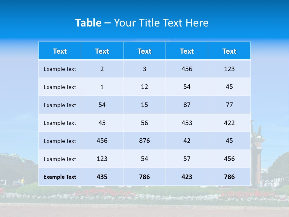 Destinations Christianity Petersburg PowerPoint Template