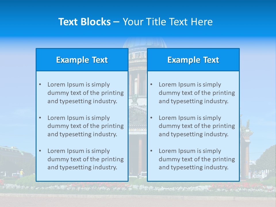 Destinations Christianity Petersburg PowerPoint Template