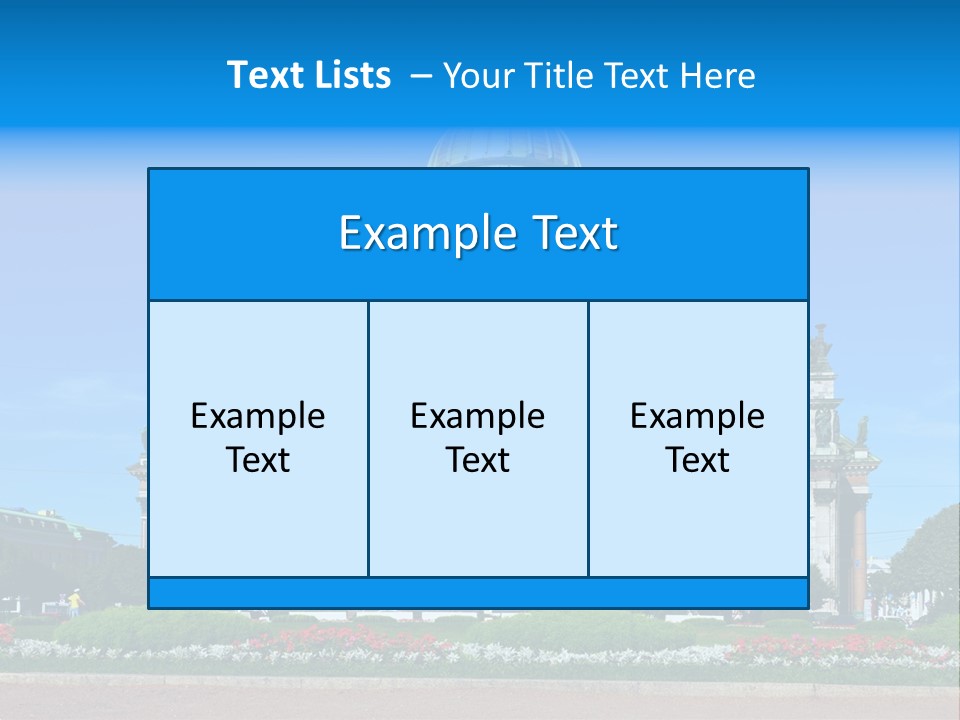 Destinations Christianity Petersburg PowerPoint Template
