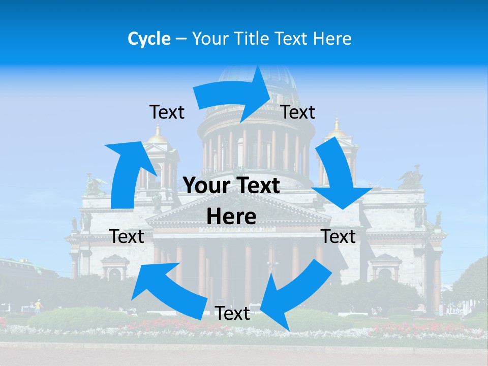 Destinations Christianity Petersburg PowerPoint Template