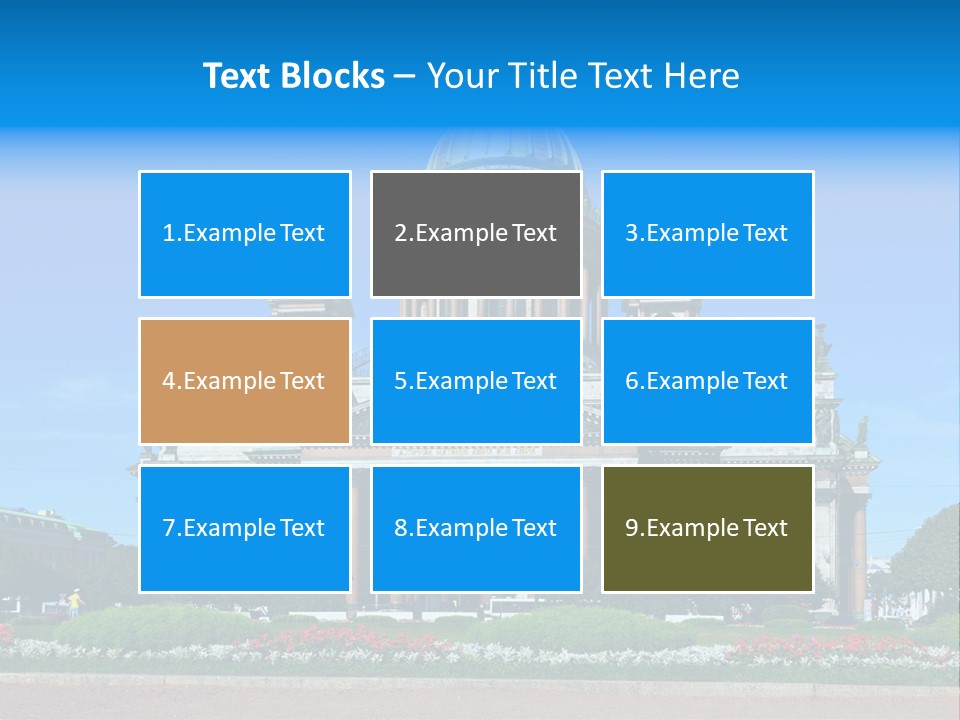 Destinations Christianity Petersburg PowerPoint Template