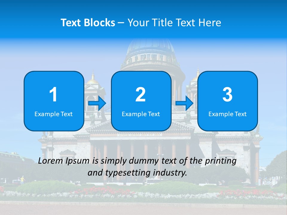 Destinations Christianity Petersburg PowerPoint Template