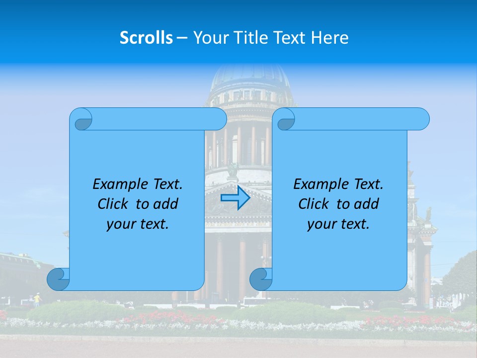 Destinations Christianity Petersburg PowerPoint Template