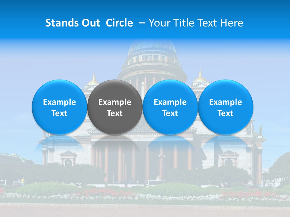 Destinations Christianity Petersburg PowerPoint Template