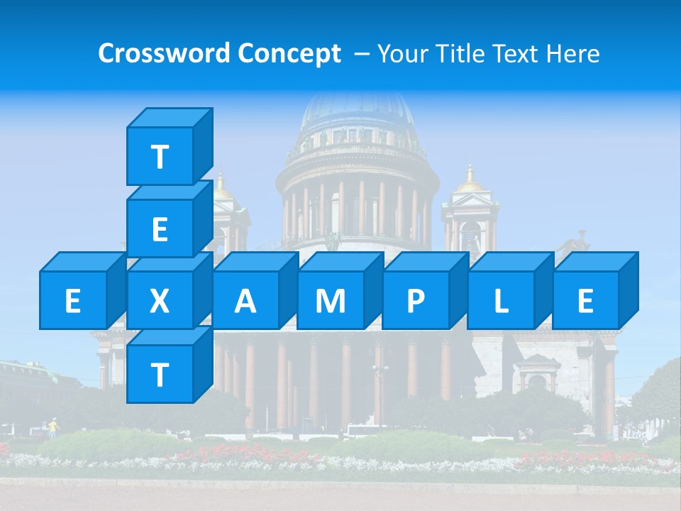 Destinations Christianity Petersburg PowerPoint Template