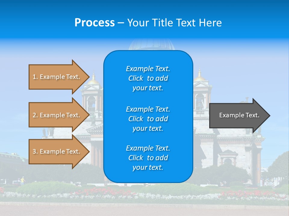 Destinations Christianity Petersburg PowerPoint Template