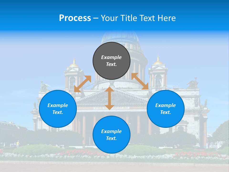 Destinations Christianity Petersburg PowerPoint Template