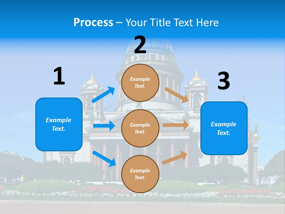 Destinations Christianity Petersburg PowerPoint Template