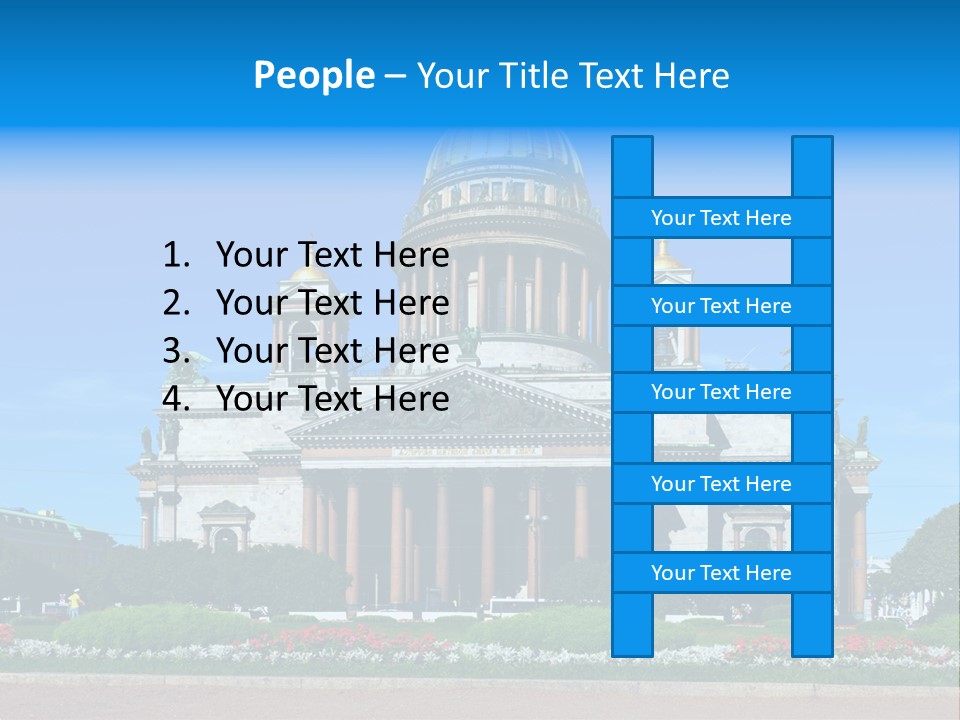 Destinations Christianity Petersburg PowerPoint Template