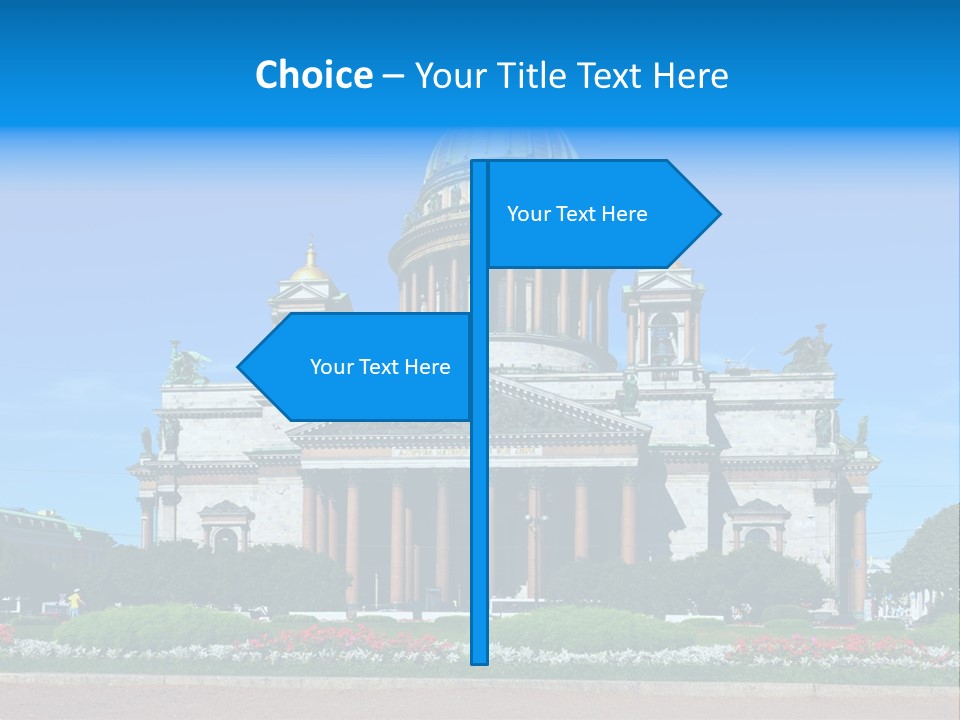 Destinations Christianity Petersburg PowerPoint Template