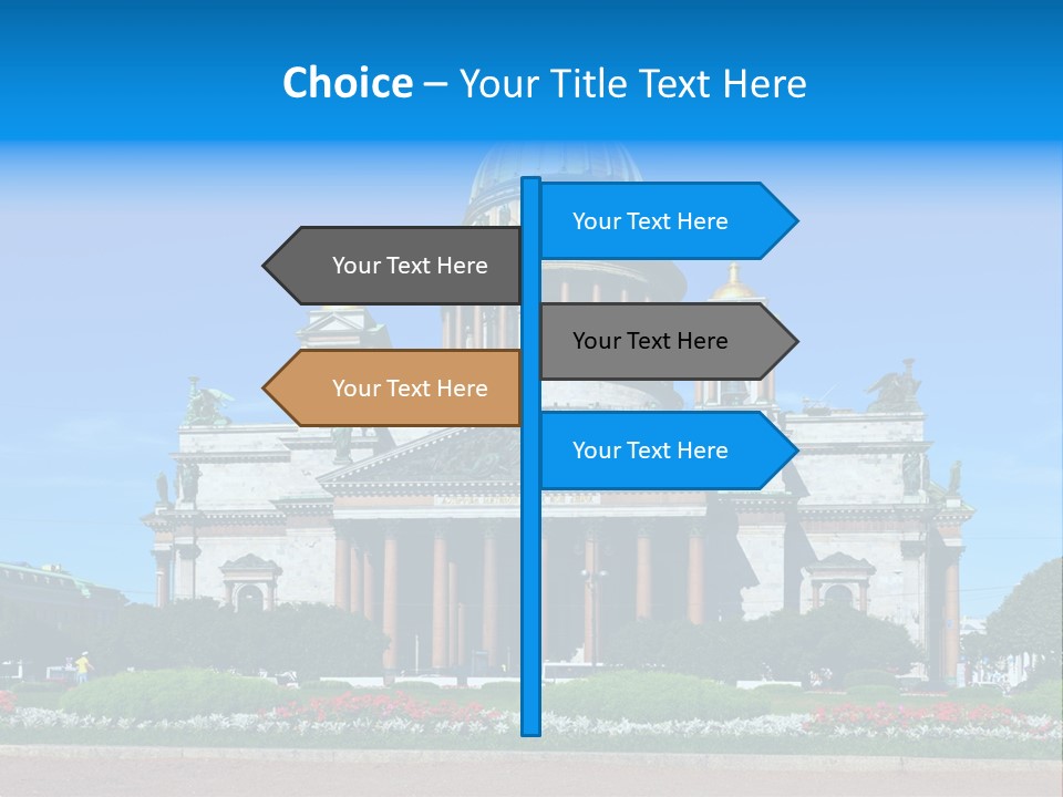 Destinations Christianity Petersburg PowerPoint Template