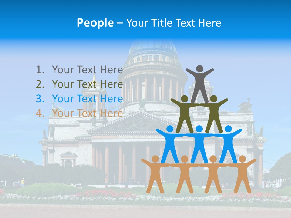 Destinations Christianity Petersburg PowerPoint Template