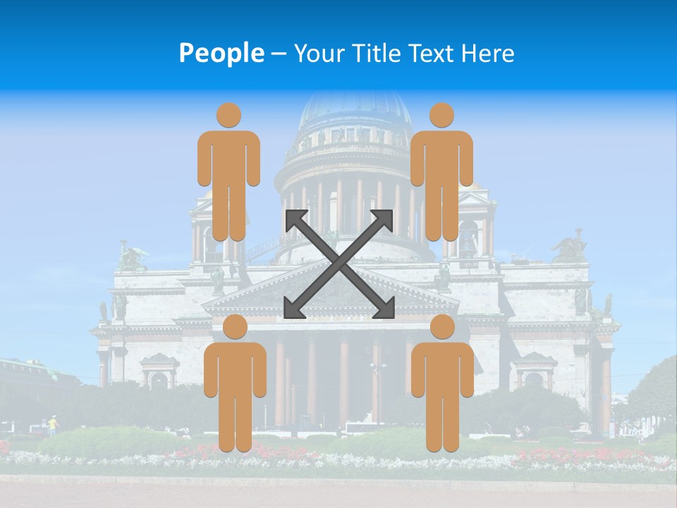Destinations Christianity Petersburg PowerPoint Template