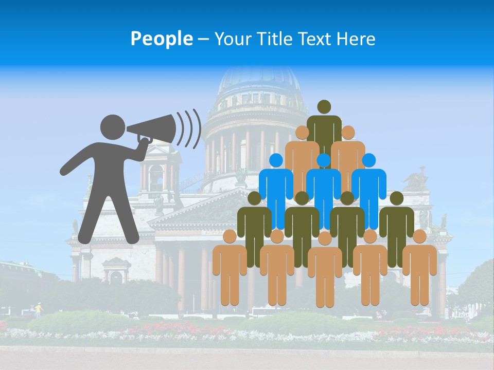 Destinations Christianity Petersburg PowerPoint Template