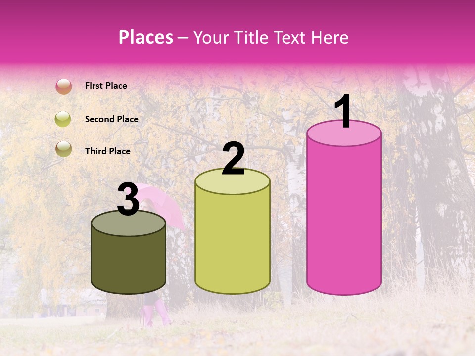 People Rear View One PowerPoint Template