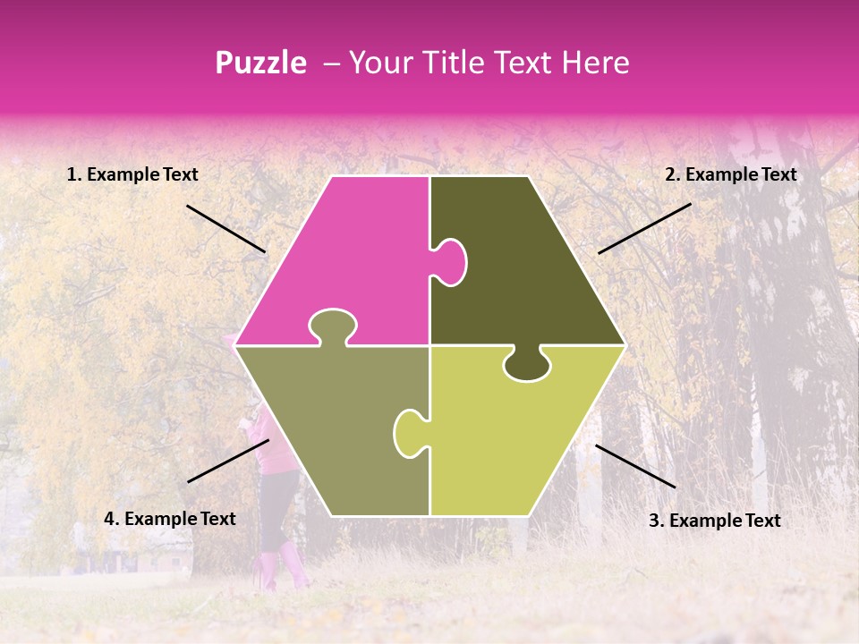 People Rear View One PowerPoint Template